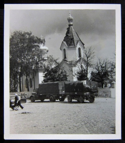 церковь Воздвижения Креста Господня, д. Меркине Алитусского уезда, 1942 год